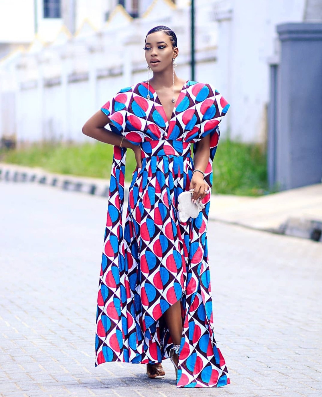 Chisom Peplum Top & Skirt Set