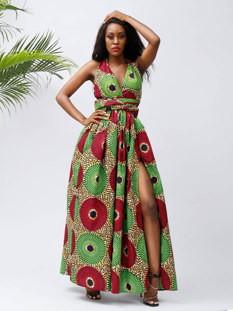 Zara Two-Piece Ankara Set view 1